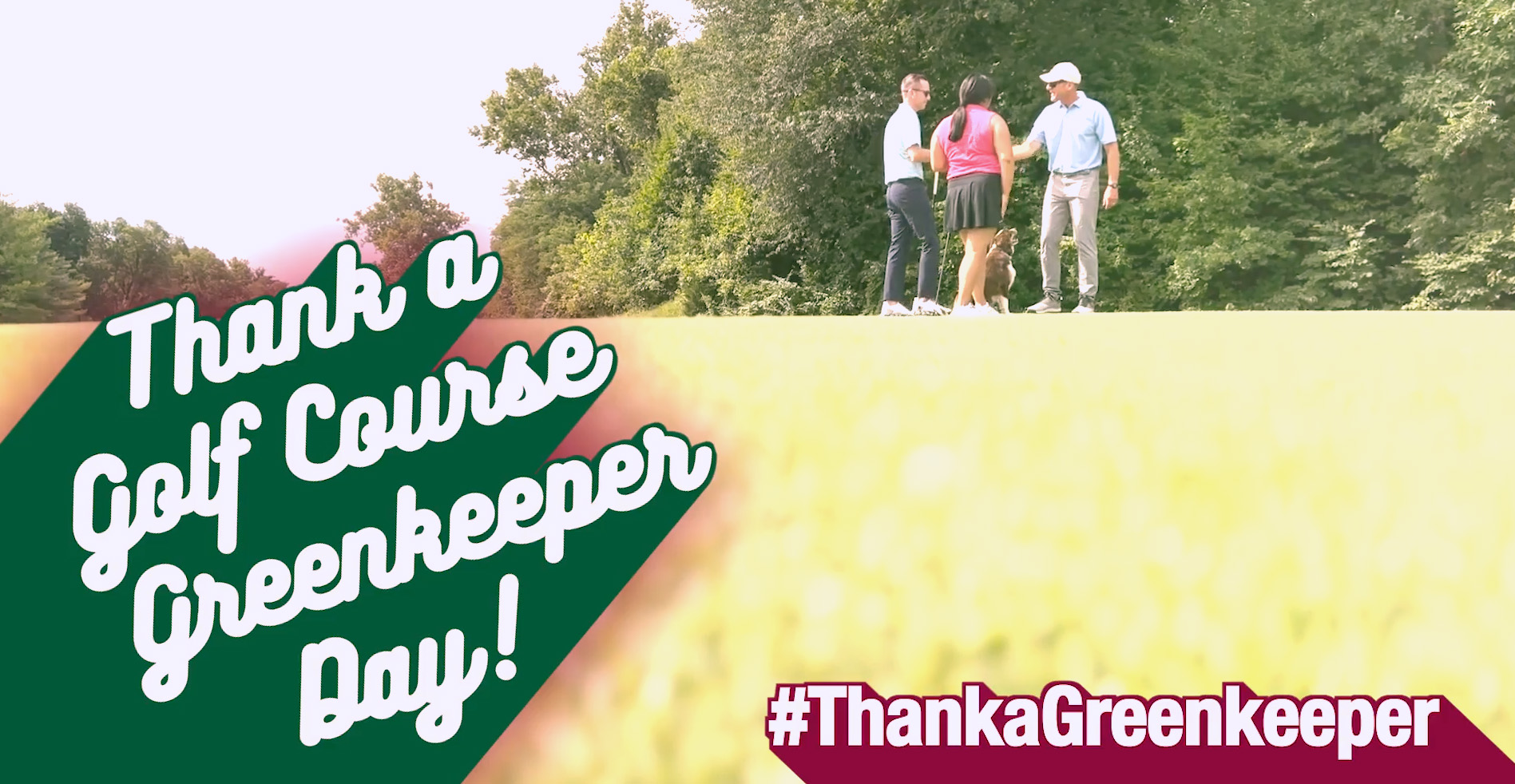 Hashtag „#ThankASuper“ und „#ThankAGreenkeeper“