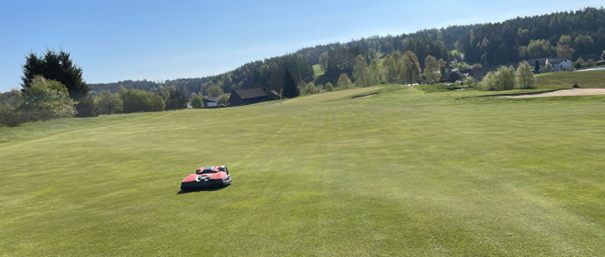 Husqvarna Ceora™ sorgt für optimales Rasenbild am Golfresort Haugschlag